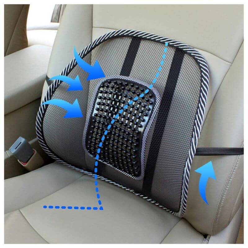 COJÍN LUMBAR ERGONÓMICO TRANSPIRABLE - Imagen 4