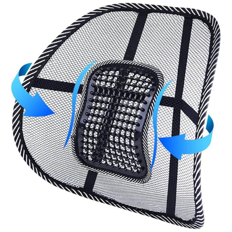 COJÍN LUMBAR ERGONÓMICO TRANSPIRABLE