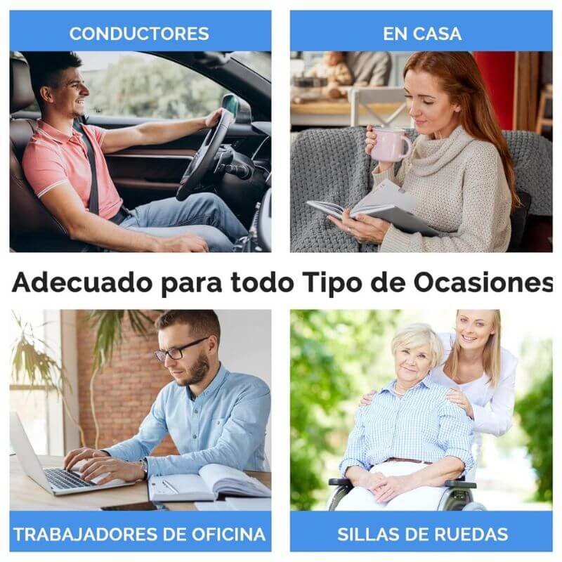 COJÍN LUMBAR ERGONÓMICO TRANSPIRABLE - Imagen 2