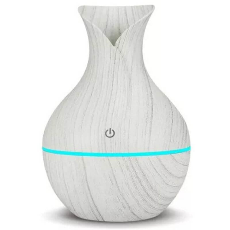 HUMIDIFICADORA DE MADERA ESTILO BLANQUEADO