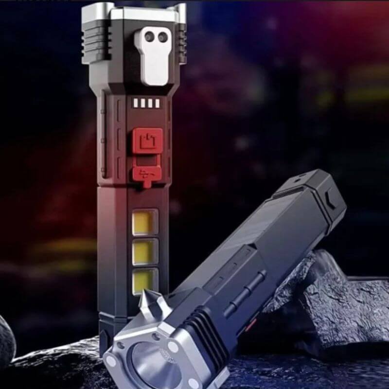 LINTERNA TÁCTICA 4 EN 1