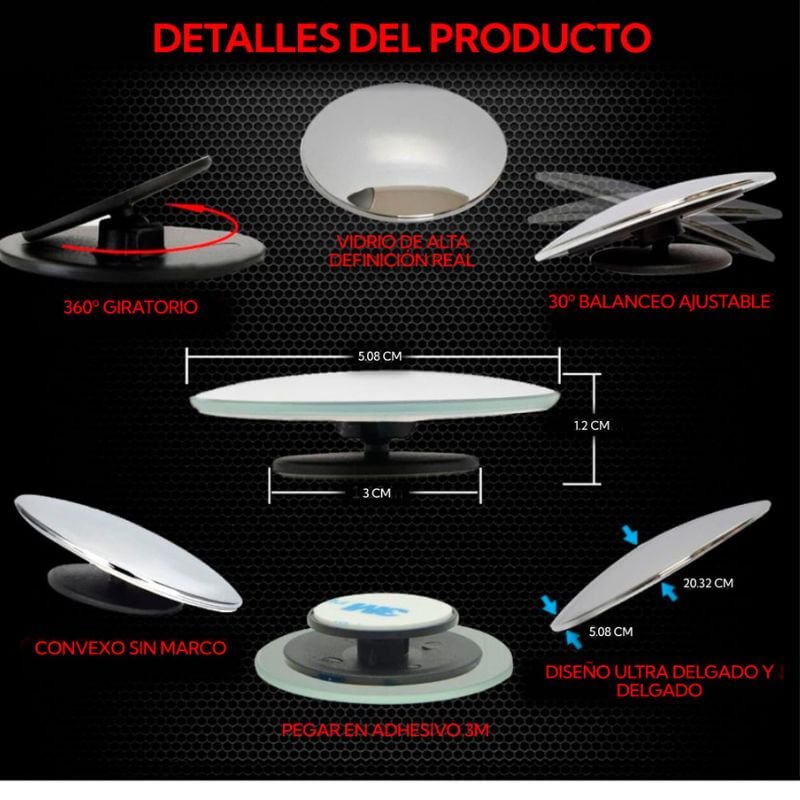 PACK 2 STICKER PUNTO CIEGO - Imagen 3